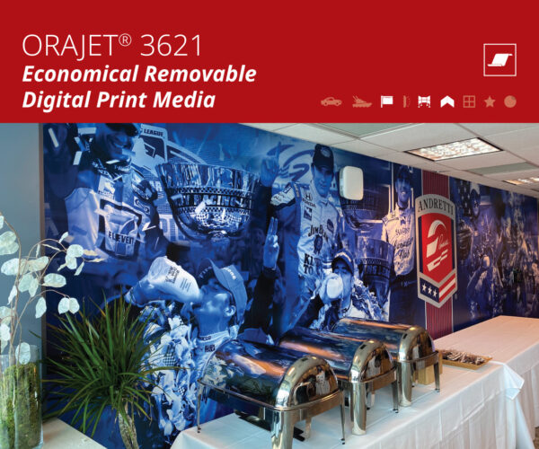 ORAJET 3621 Economy PVC Removable Digital Print Media